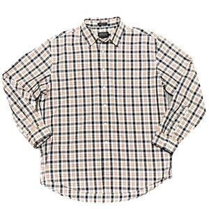 Pendleton Mens X Large Bridgeport Plaid Brushed Cotton Button down Shirt
